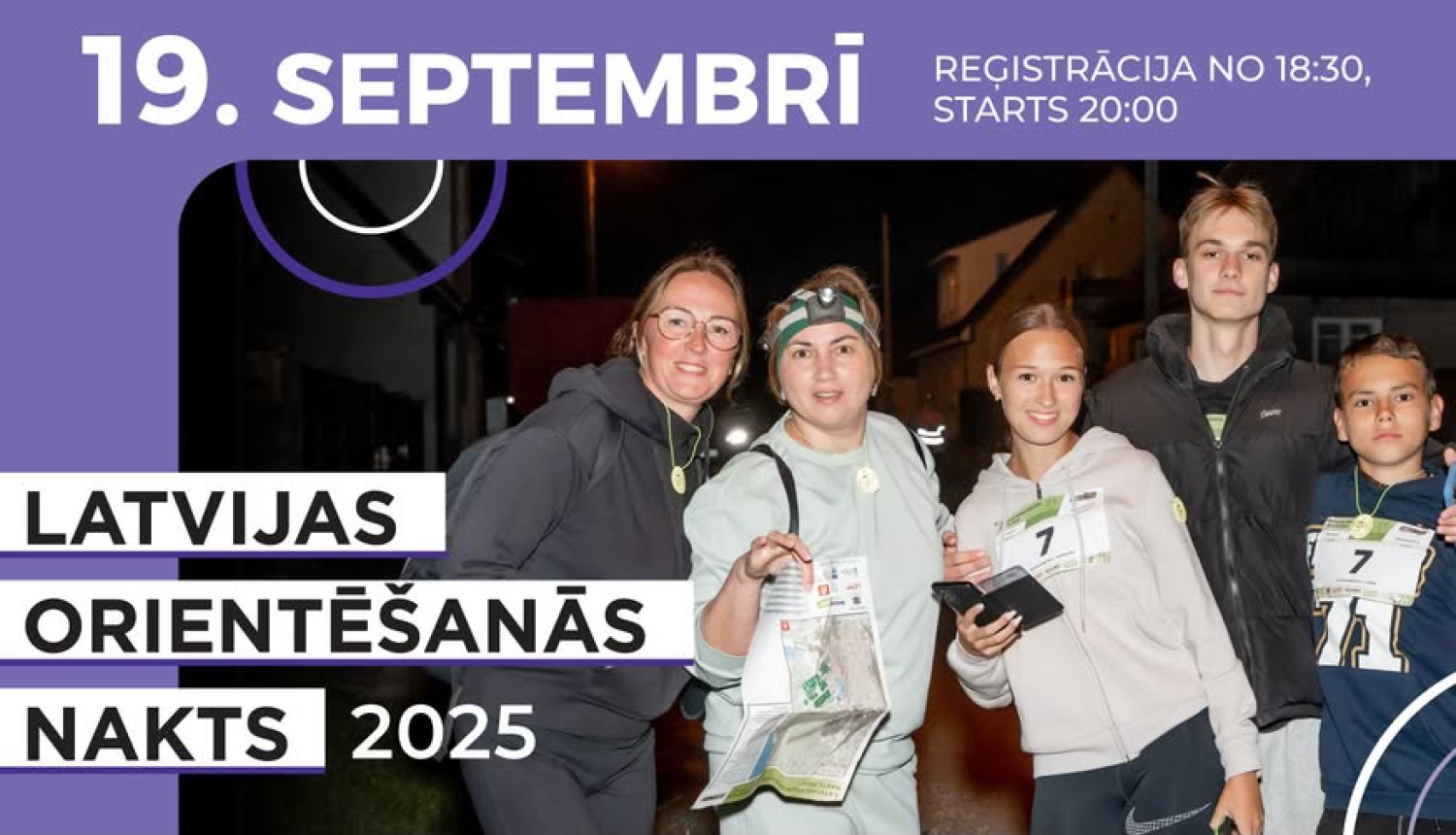 Latvijas orientēšanās nakts šogad norisināsies arī Talsos