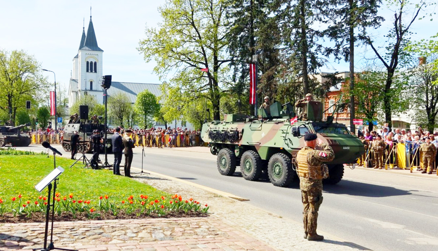 Militārā parāde Rēzeknē 2024. gada 4. maijā