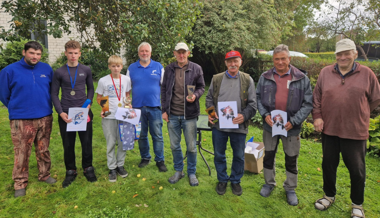 Noskaidroti labākie makšķernieki Leo Tomaņa kausa izcīņā Talsu ezerā