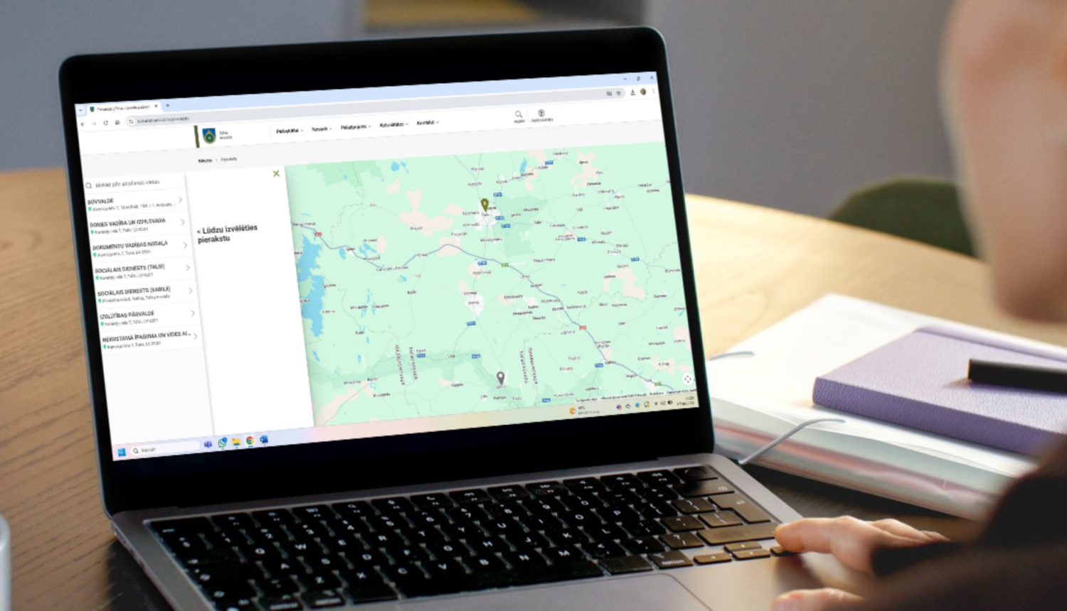 Sāk testēt www.talsunovads.lv tiešsaistes pierakstu