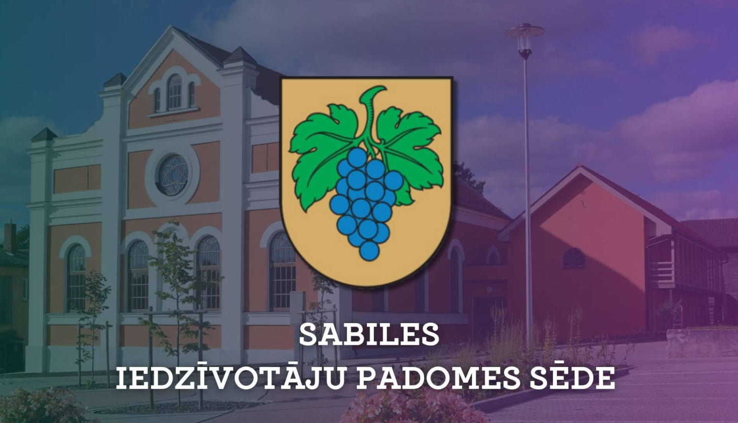 Sabiles iedzīvotāju padomes sēdes baneri
