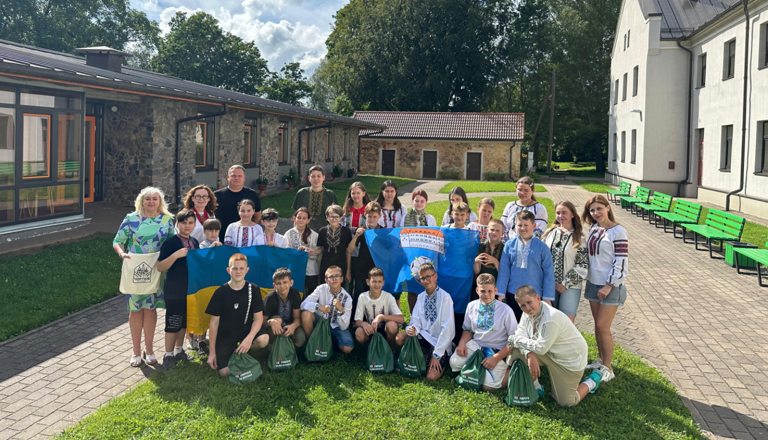 Ukrainas bērni rod mieru Talsu novadā