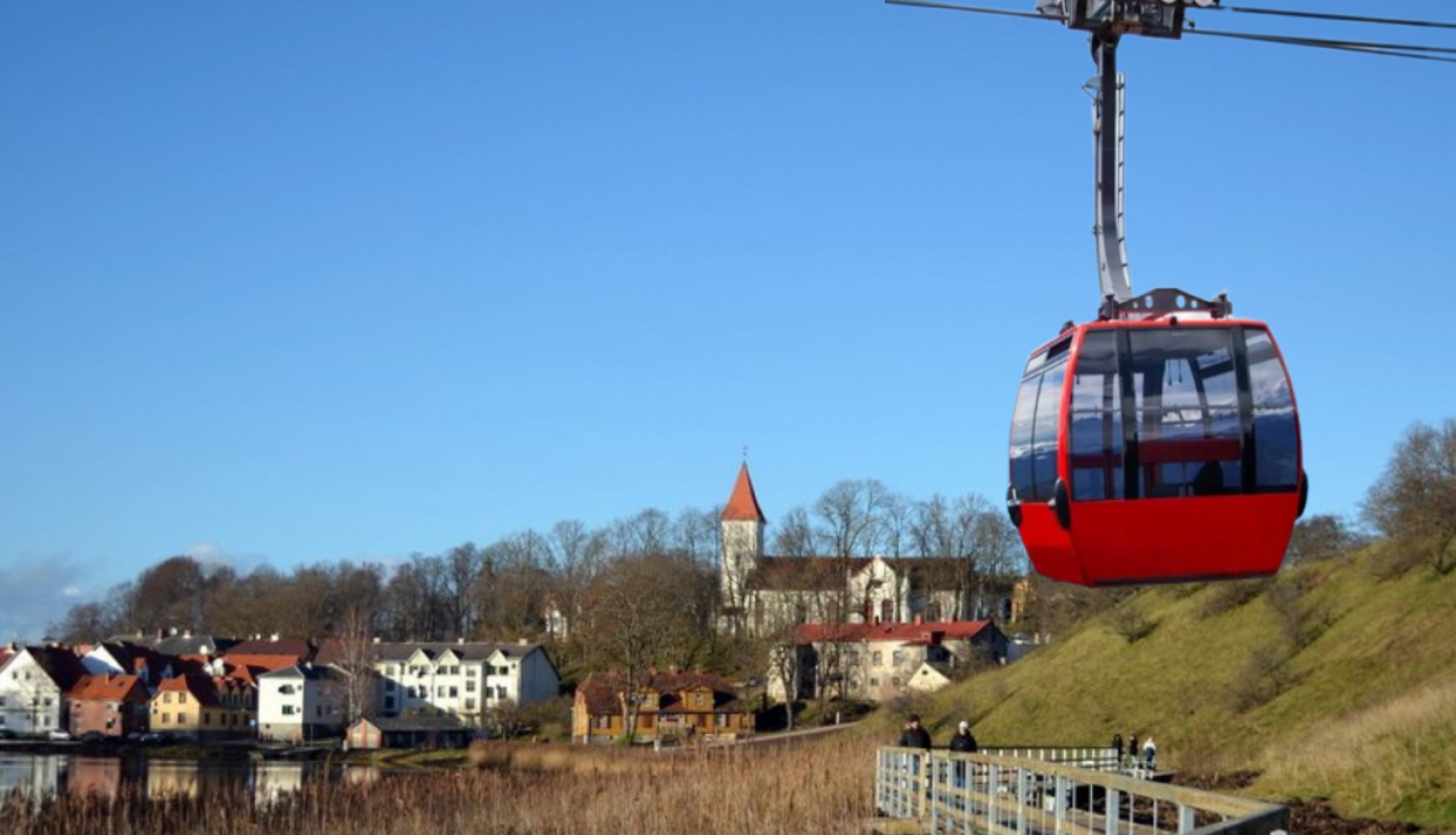 Kolāža ar Talsu tramvaju 