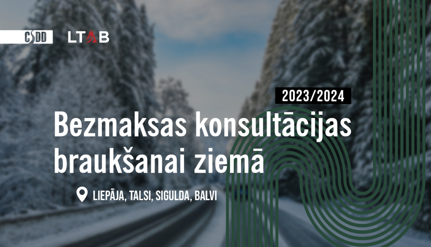 CSDD bezmaksas konsultācijas ziemas braukšanā Talsos