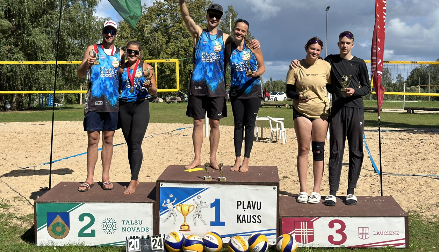 Noskaidroti „Pļavu kauss 2024”  labākie pludmales volejbolisti