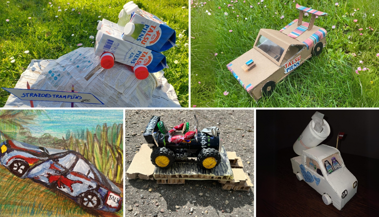 Rallija konkursa dalībnieki