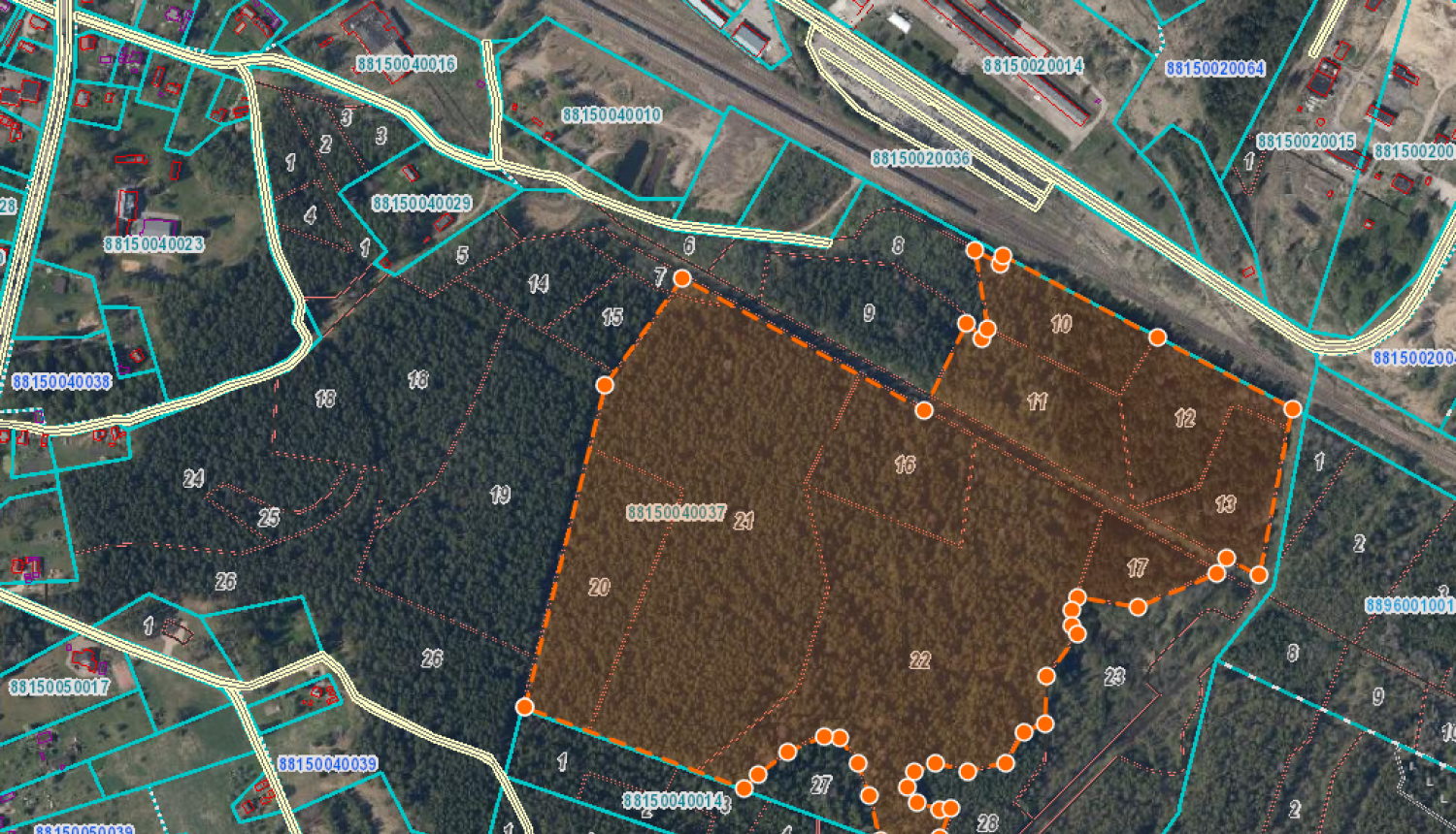 Stendes mežizstrādes teritorija