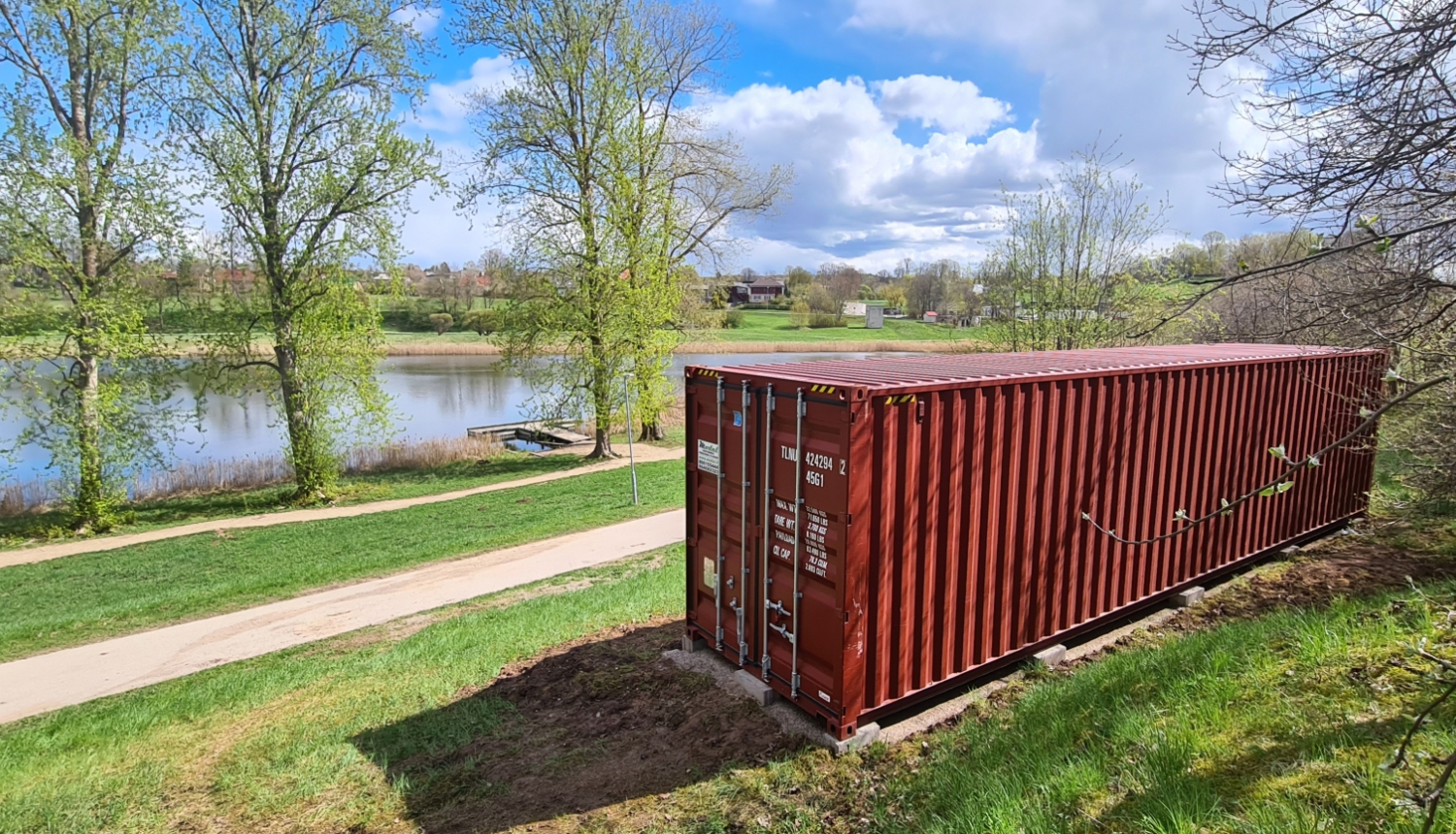Talsu sporta skolas konteiners