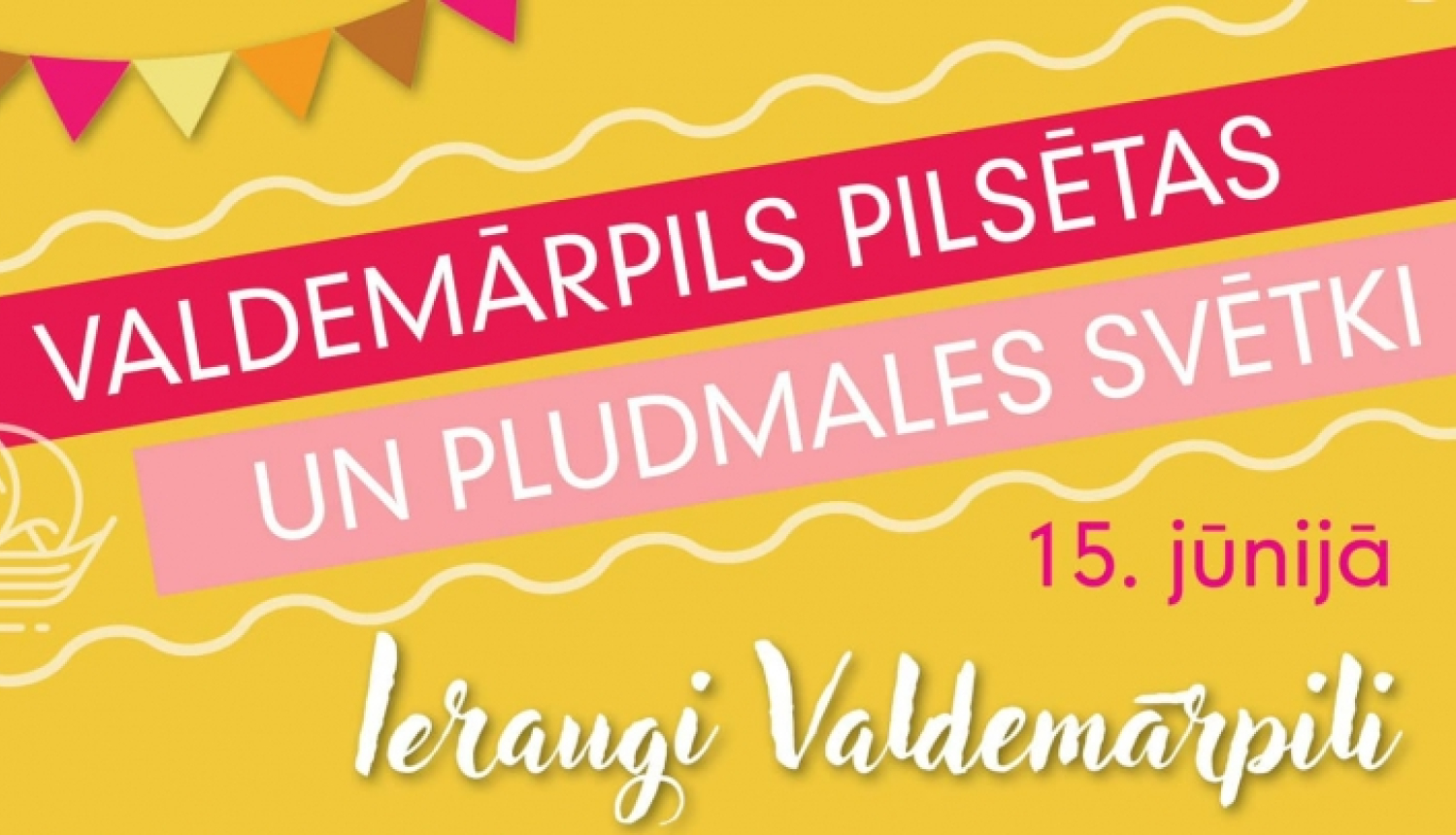 Valdemārpils pilsētas un Pludmales svēktu afišas korekcija