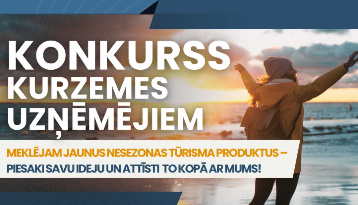 Kurzemes plānošanas reģions aicina uzņēmējus līdz 22. septembrim pieteikties konkursam jauniem nesezonas tūrisma produktiem Kurzemē