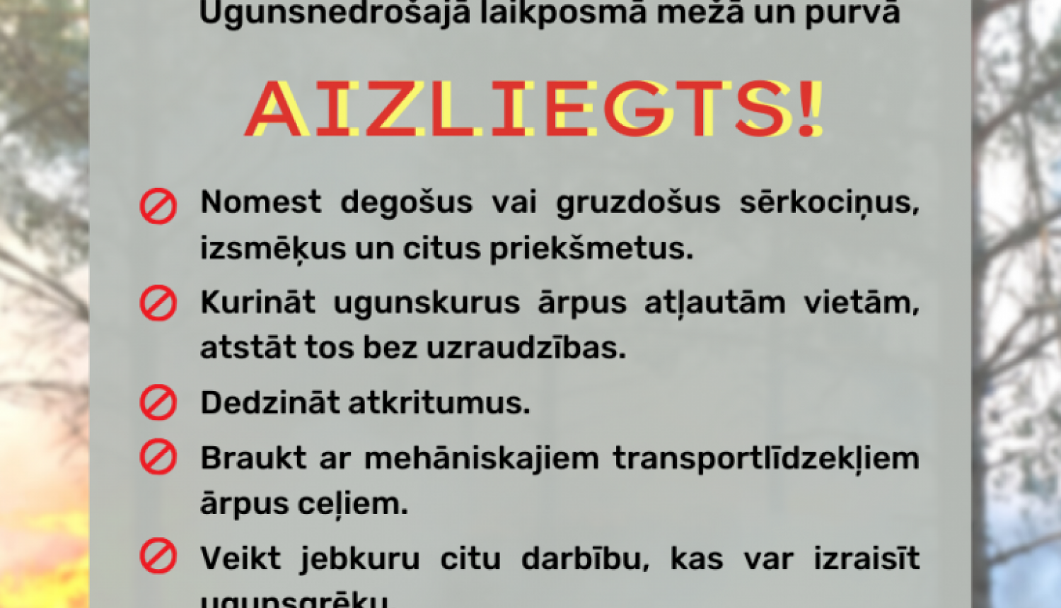 aizliegumi