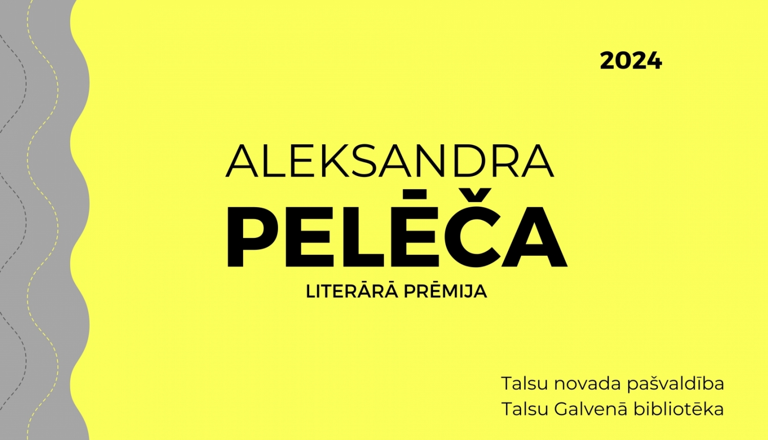 Aleksandra Pelēča literārā prēmija 2024