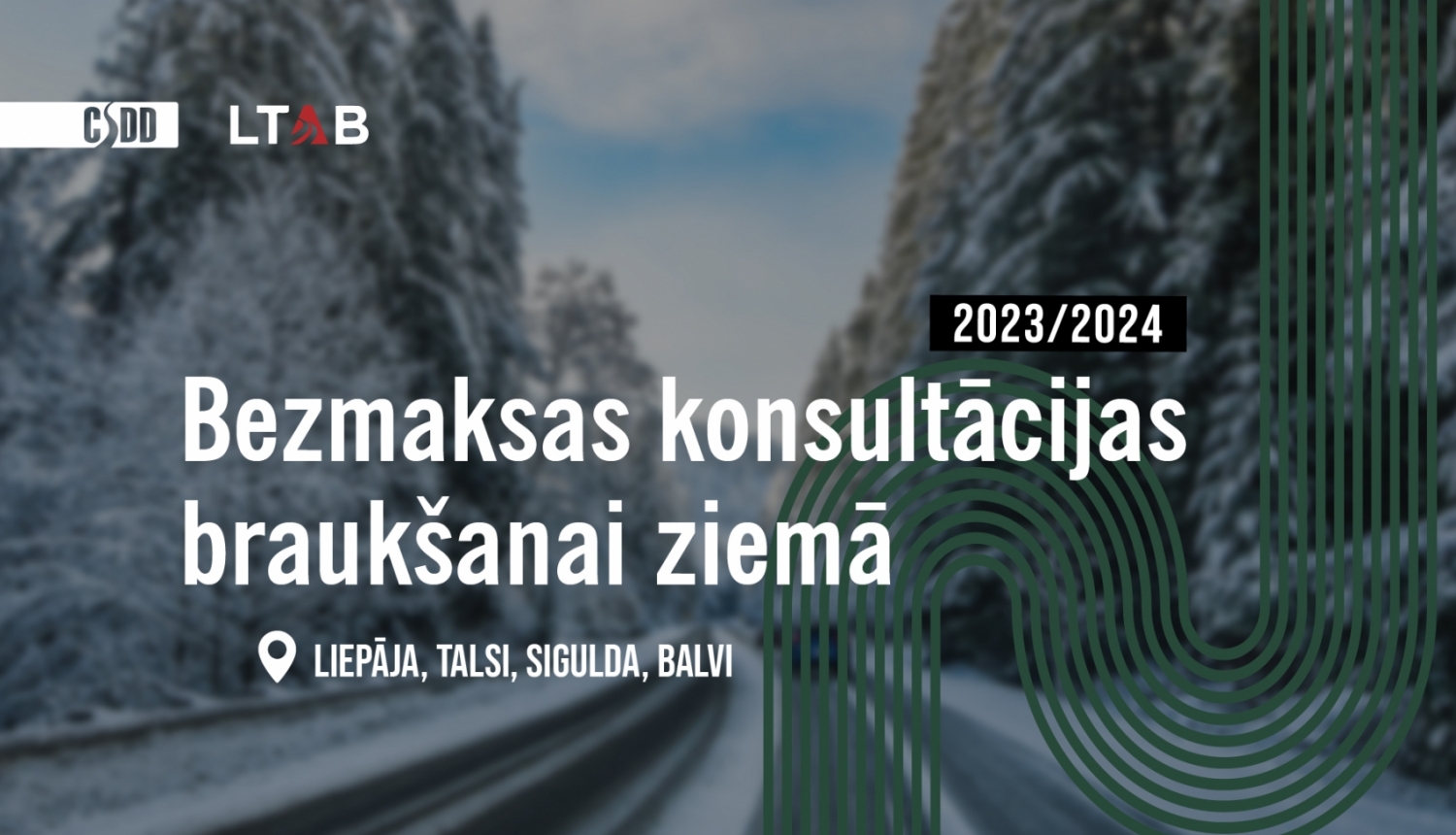 CSDD bezmaksas konsultācijas ziemas braukšanā Talsos
