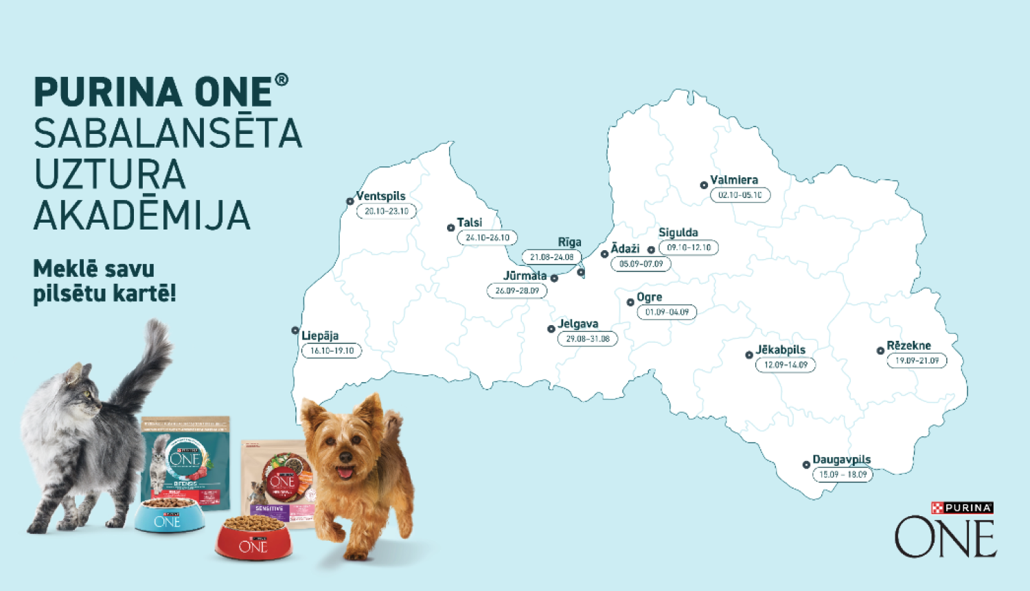 „Purina ONE” uztura akadēmija