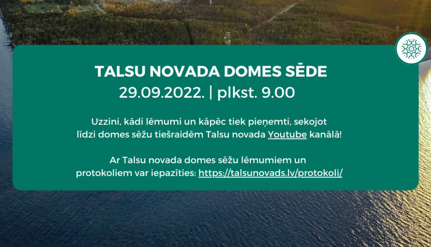 domes sēdes paziņojuma