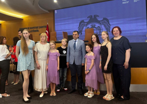 Rojas un Talsu delegācija pie mēra